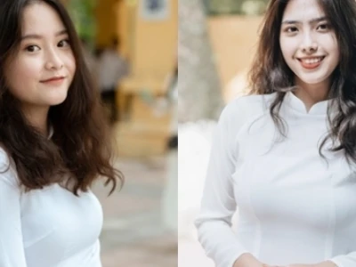Top ảnh gái xinh mặc áo dài trắng đẹp tinh khôi cuốn hút 2026