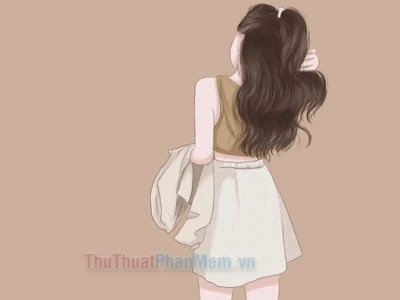 Vẻ Đẹp Bí Ẩn Hình Vẽ Cô Gái Quay Lưng: Khám Phá 100+ Mẫu Độc Đáo