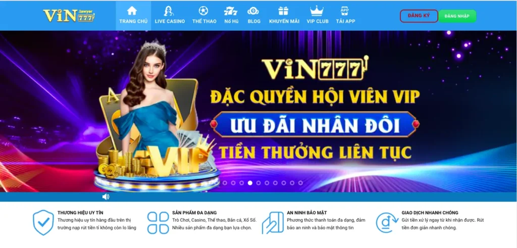 Trải nghiệm cá cược đỉnh cao tại Vin777 với hơn 10 triệu người chơi