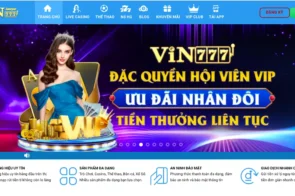 Trải nghiệm cá cược đỉnh cao tại Vin777 với hơn 10 triệu người chơi!